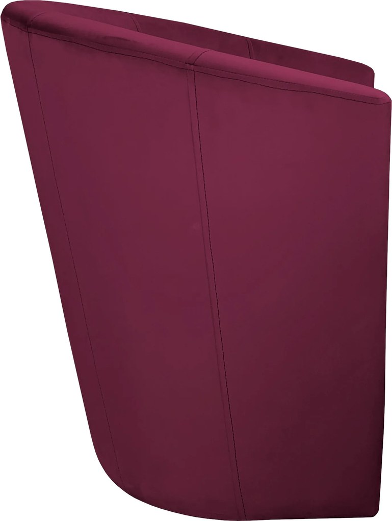 Fotel CLUB tkanina Welur elegancki fotel tapicerowany do salonu i gabinetu : Kolor tkaniny - VELVET - MG02