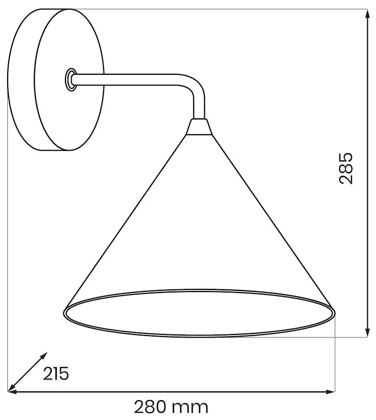 Kinkiet CAPITAL CZARNY 1xGX53