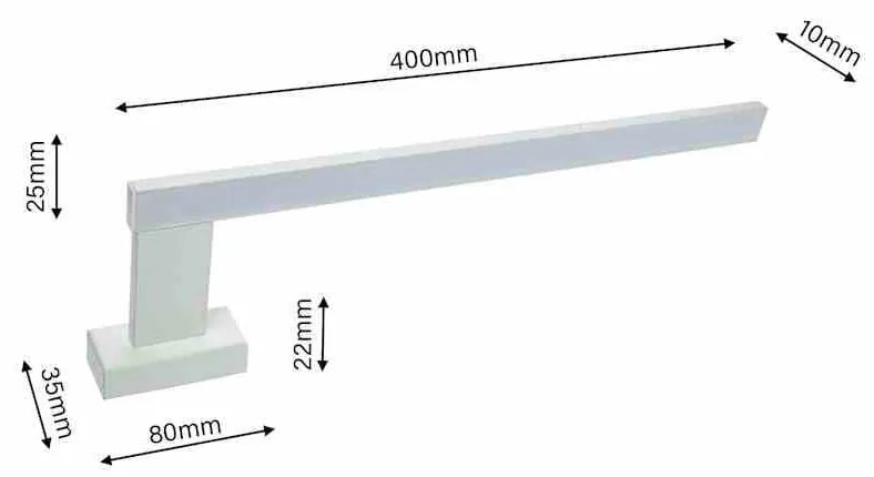 Kinkiet SHINE WHITE 45cm 11W LED