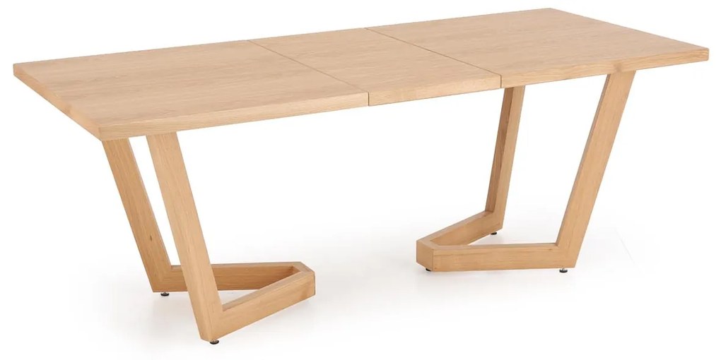 MASSIVE 3 stół rozkładany 160-250x90x77 cm dąb naturalny 6-10 osobowy