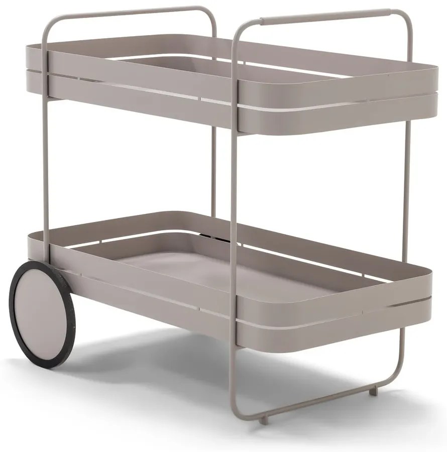 Metalowy barek na kółkach 74x42 cm Gin &amp; Trolley – Spinder Design