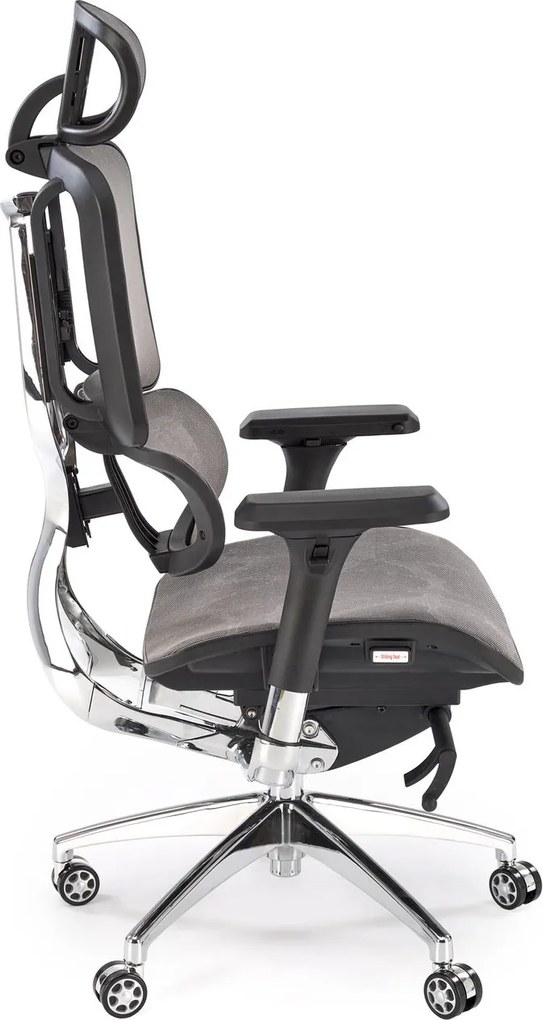 Ergonomiczny fotel biurowy Ethan Halmar, zgodny z normą BHP