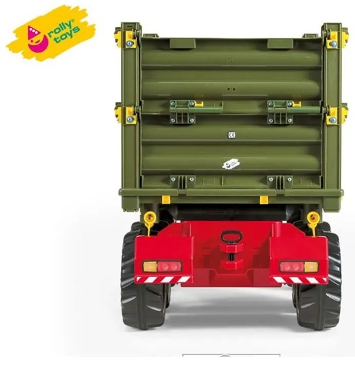 Rolly toys rollytrailer wielka przyczepa 3 osie multi trailer