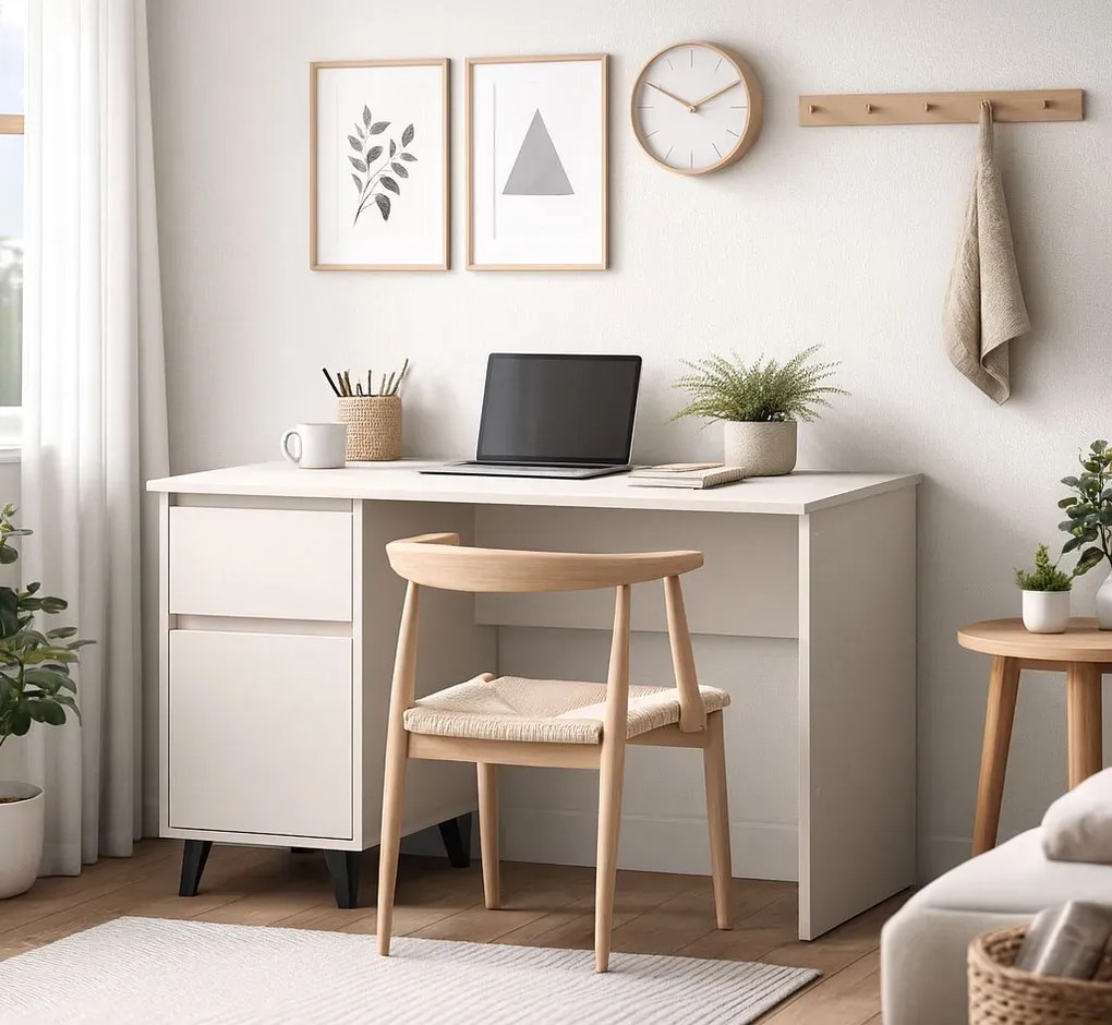 Kaszmirowe biurko z kontenerkiem K6-S64