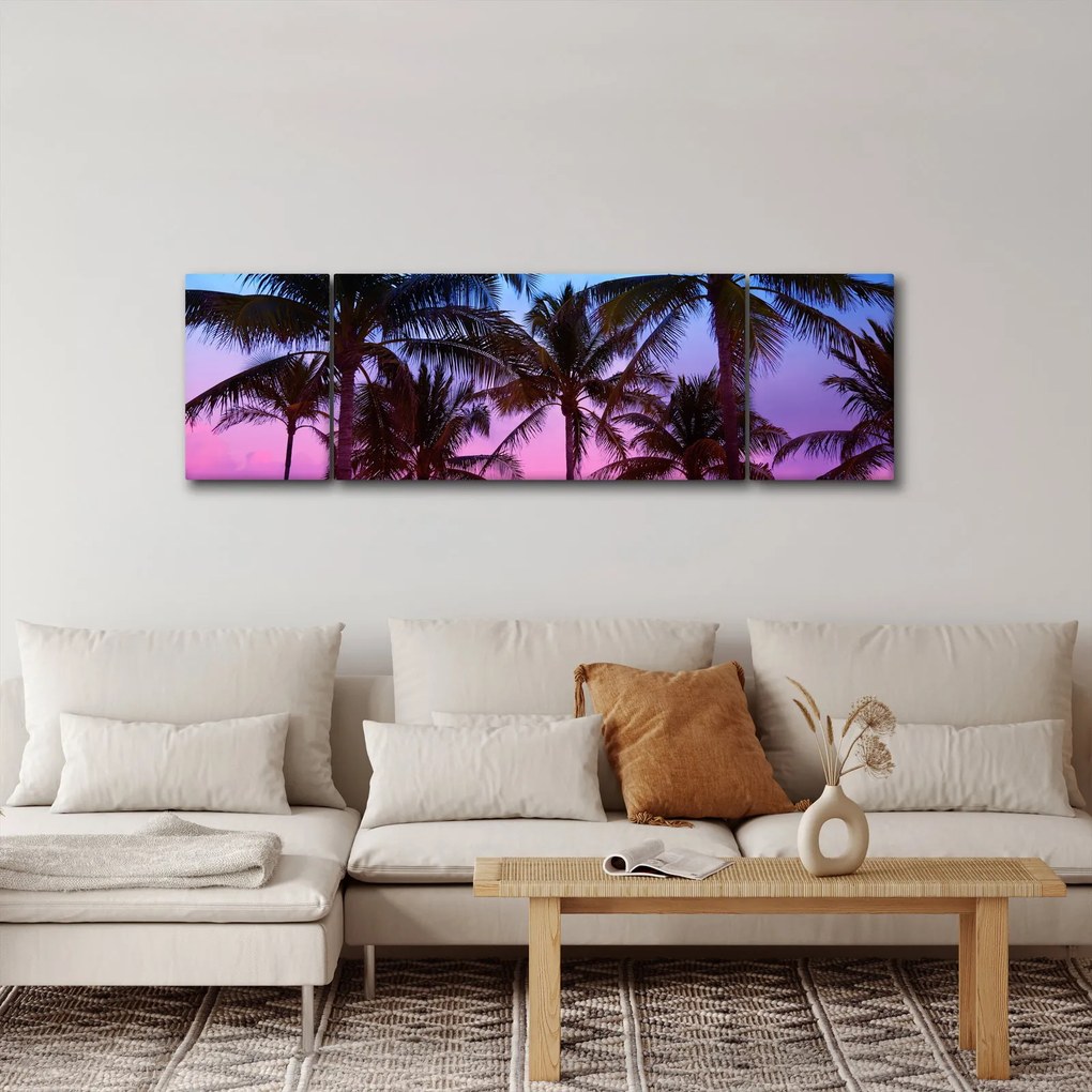 Obraz - Palmy w Miami (170x50 cm)