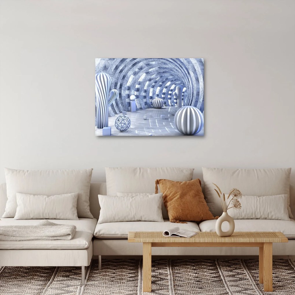 Obraz - abstrakcja 3D (70x50 cm)