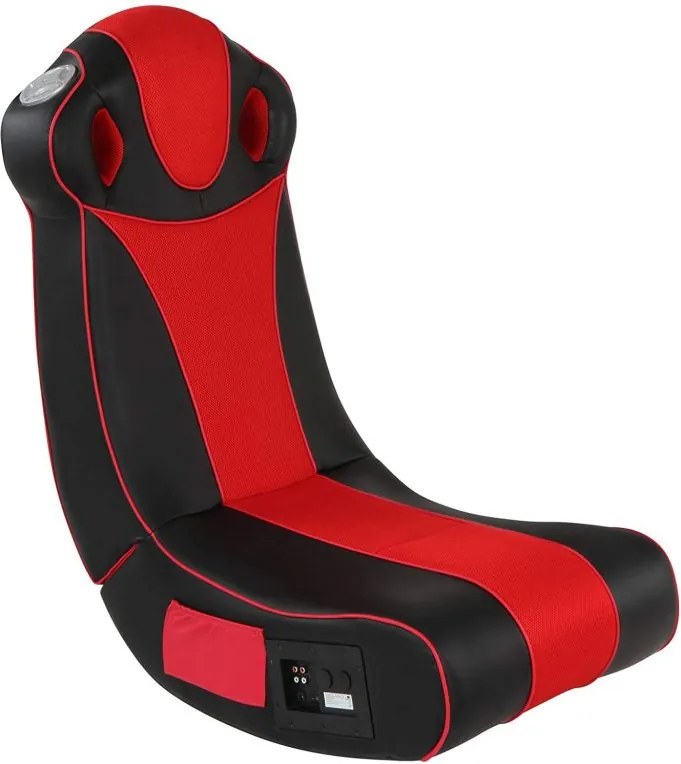 Fotel multimedialny, 50 x 89 x 94 cm, czerwony