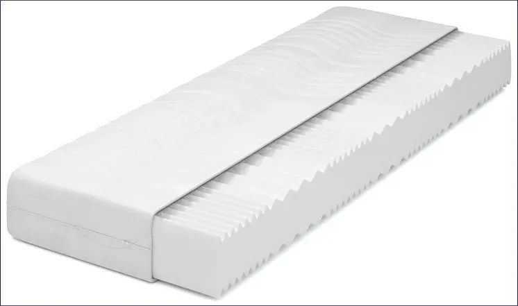Materac piankowy z pokrowcem 120x200 E0-Z37
