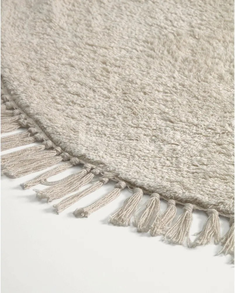 Kremowy bawełniany dywan dziecięcy ø100 cm Orwen – Kave Home