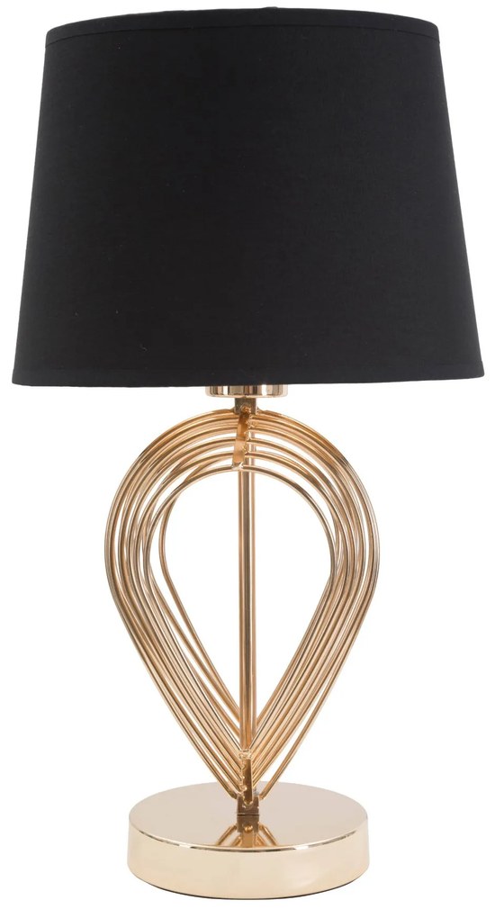 Lampa stołowa ze złotym zdobieniem MAXT