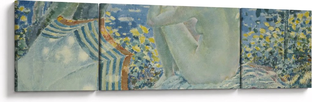 Obraz - Frederick Carl Frieseke, On the Bank, reprodukcje (170x50 cm)