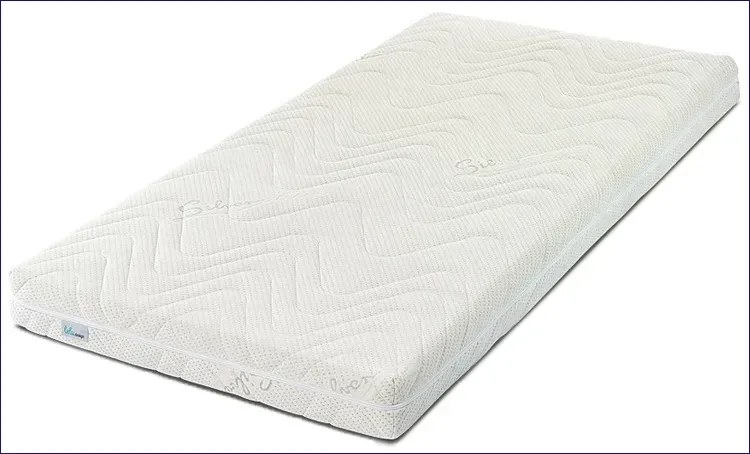 Dziecięcy materac z lateksem i kokosem active 4x bordowy N9-A72