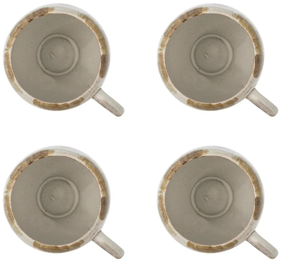 Kamionkowe filiżanki do cappuccino zestaw 4 szt. 200 ml Jade – Bloomingville