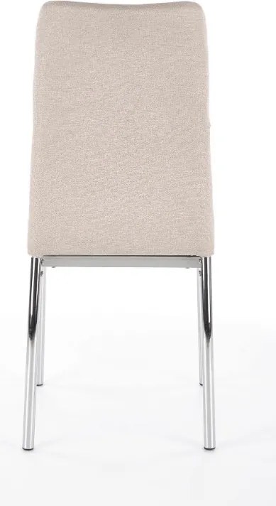 Tapicerowane krzesło do jadalni na metalowych nogach K309 Halmar