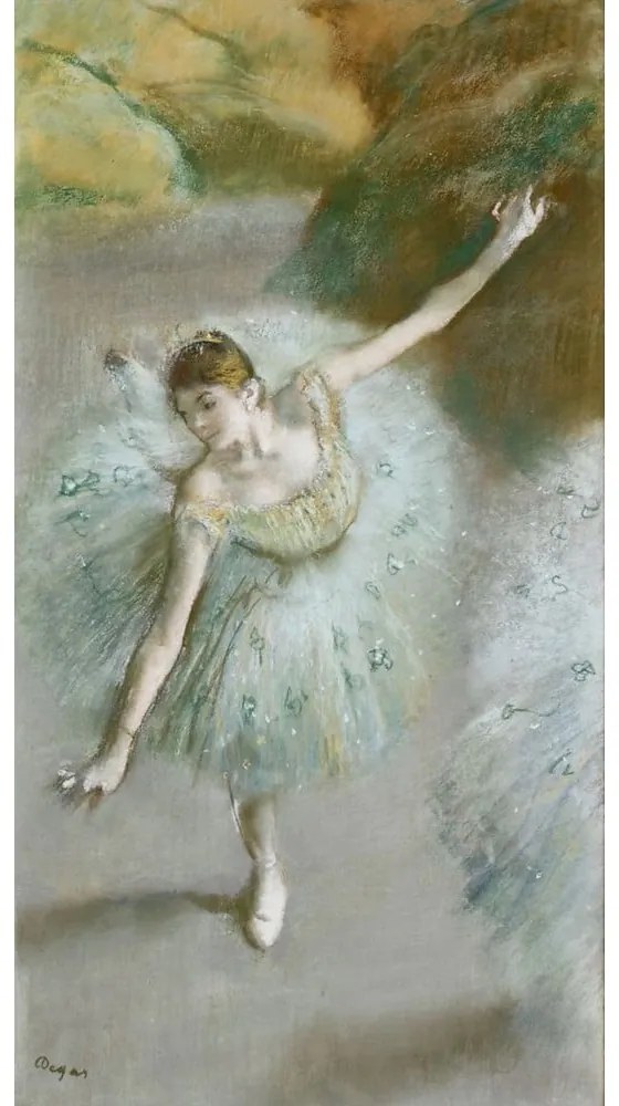 Reprodukcja obrazu Edgara Degasa Dancer in Green – Fedkolor, 30x55 cm