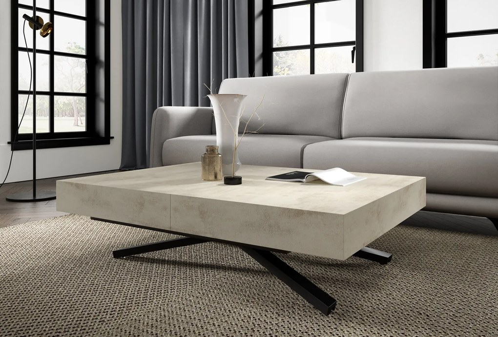 Ławostół podnoszony i rozkładany Sanna X, podstawa czarna