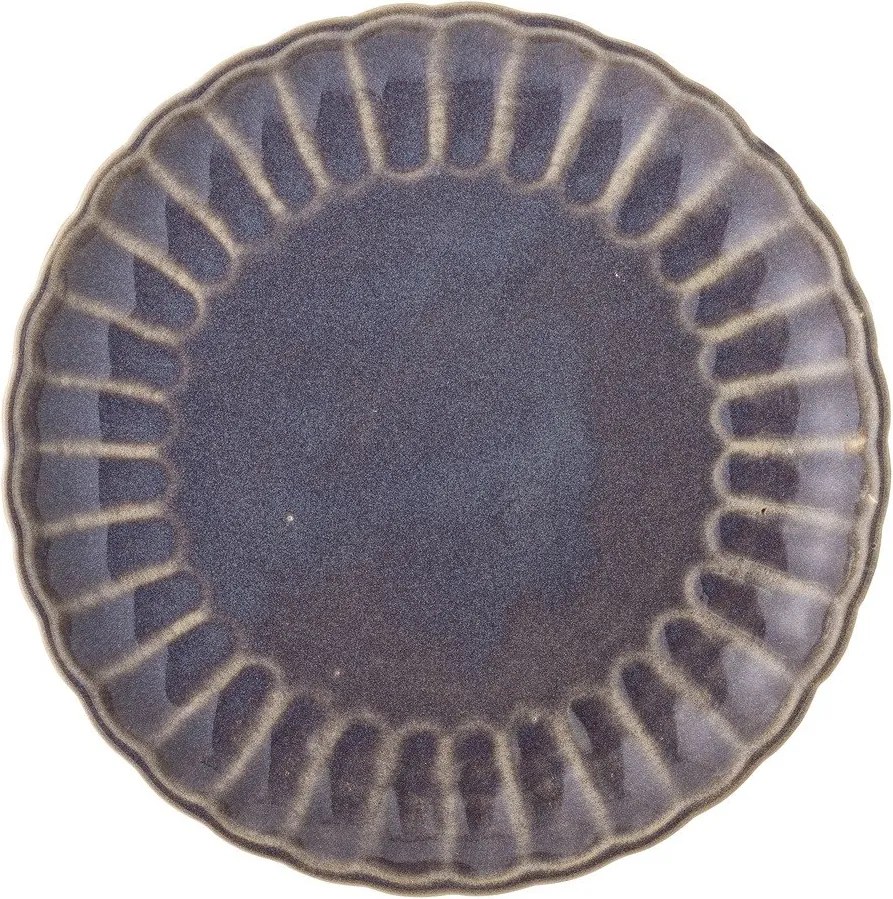 Ciemnofioletowy kamionkowy talerz ø 27 cm Latina – Bloomingville