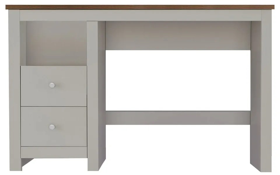 Biurko z blatem w dekorze dębu 50x120 cm Emerald – Støraa