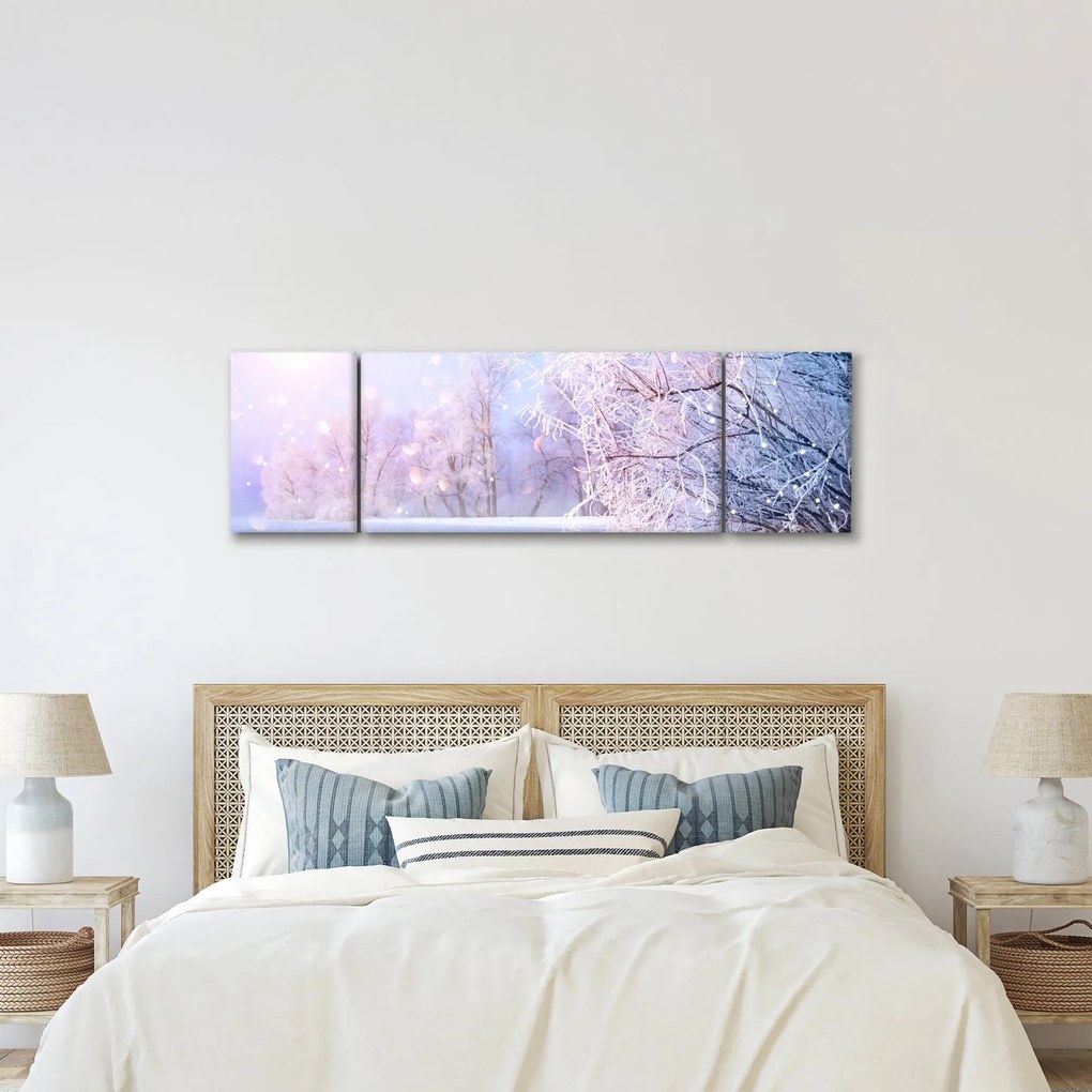 Obraz - Mroźna zima (170x50 cm)