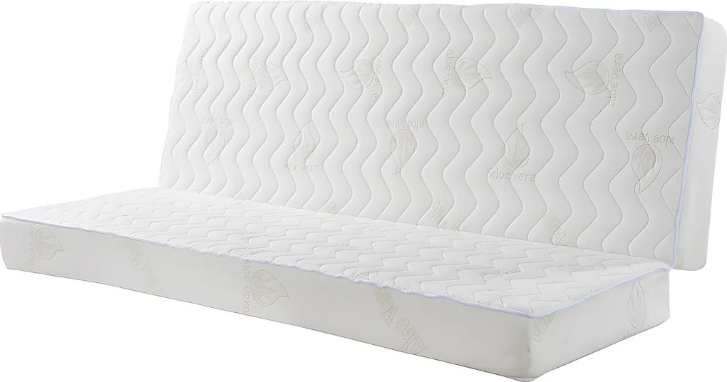 Materac do rozkładanej kanapy aloesowy ALOHA marki NATUREA gł. 16 cm - 130 × 190 cm