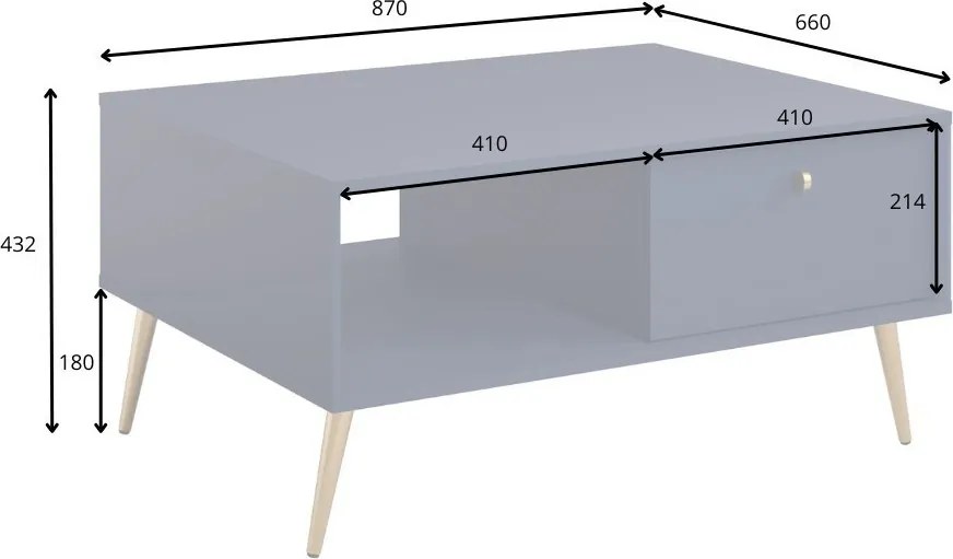 Ława SFERA 87 cm Stolik Kawowy do Salonu