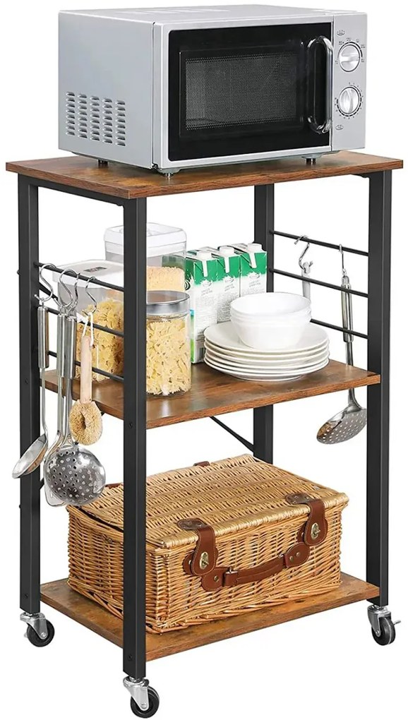 Stolik Kuchenny Na Kółkach Z Blokadą G1-S30