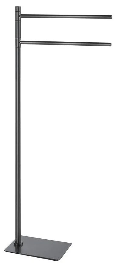 Gedy - Stojak na ręczniki TRILLY 83,5 cm metaliczny szary