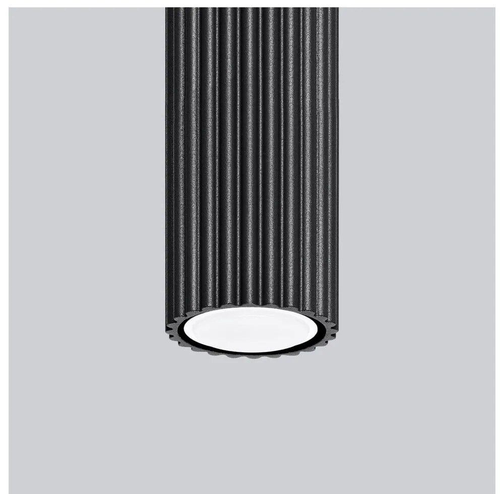 Czarna lampa punktowa Gleam – Sollux