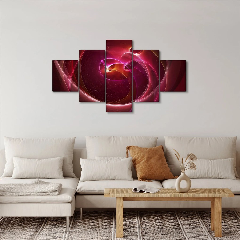 Obraz - jasne linie (125x70 cm)