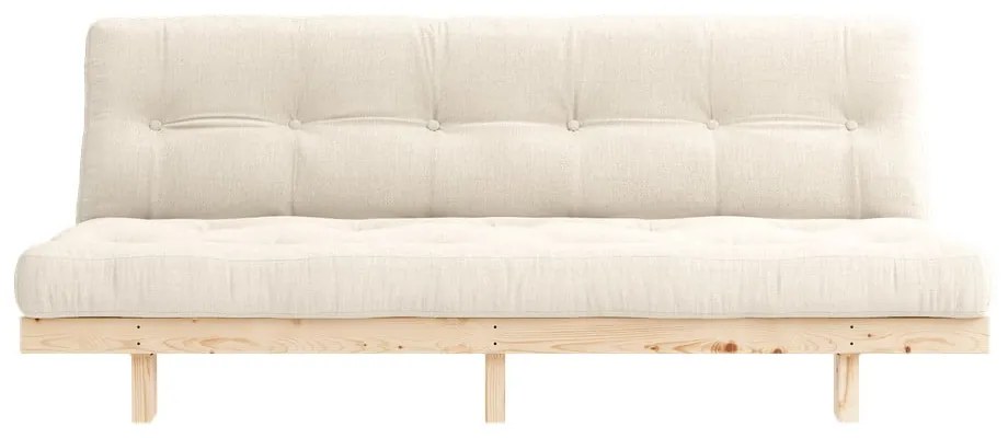 Szarobeżowa lniana sofa 200 cm Lean – Karup Design