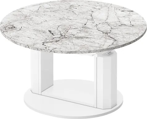 Ławostół podnoszony i rozkładany Primo Lux efekt marmuru połysk