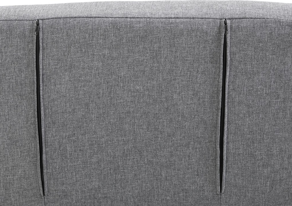 HOMCOM Fotel Relax z funkcją leżenia, łóżko dla gości, 65 cm x 69 cm x 80 cm, szary