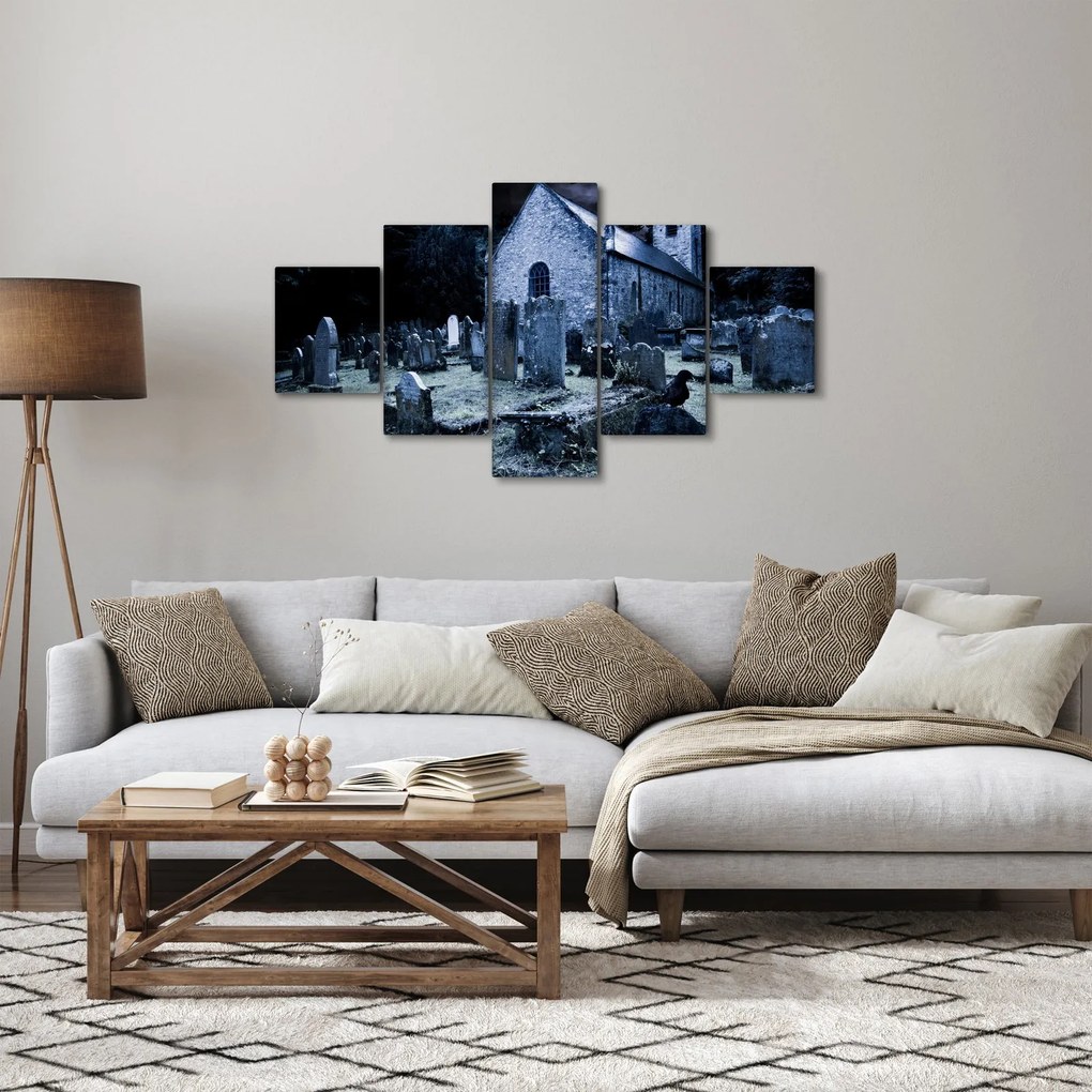 Obraz - Ciemna noc (125x70 cm)