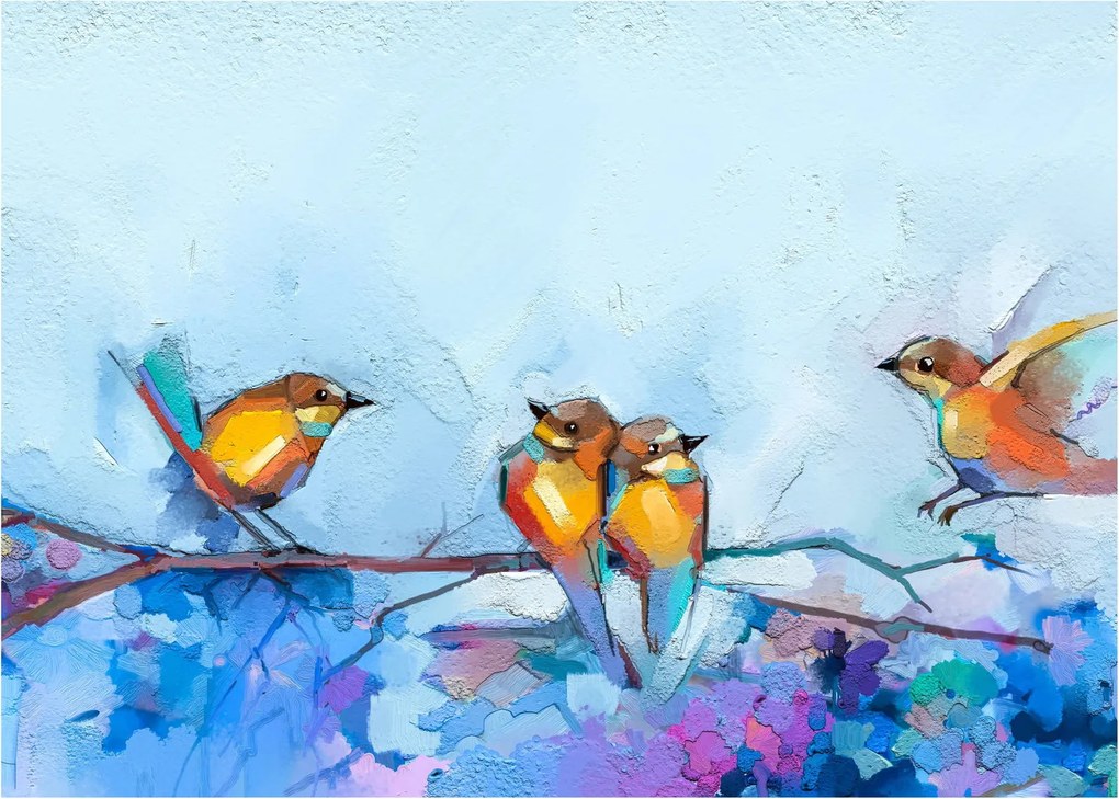 Obraz na szkle- Przebudzenie natury (70x50 cm)