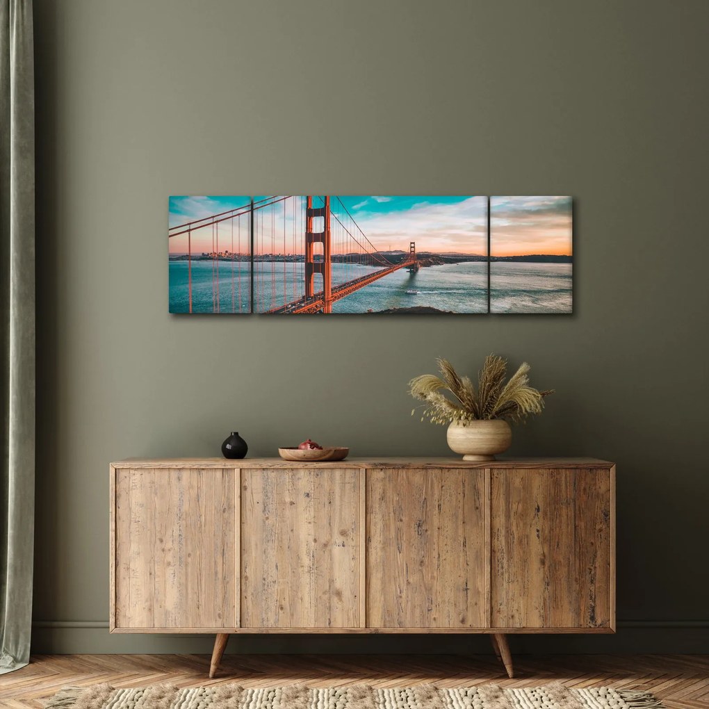 Obraz - Golden Gate, San Francisco (170x50 cm)