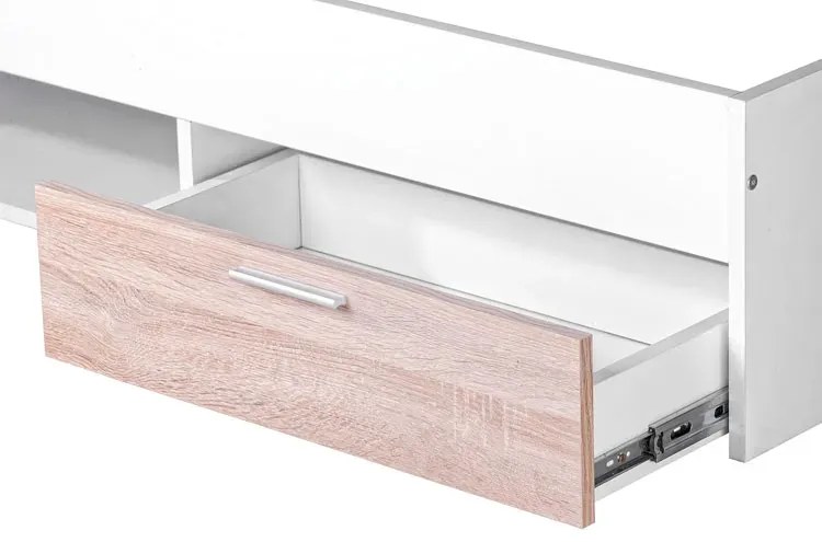 Dziecięce łóżko z szufladami i zagłówkiem 90x200 B3-C07