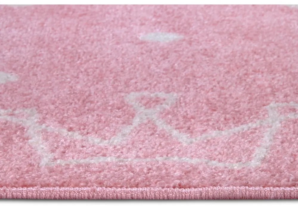 Różowy dywan dziecięcy 120x170 cm Crowns – Hanse Home