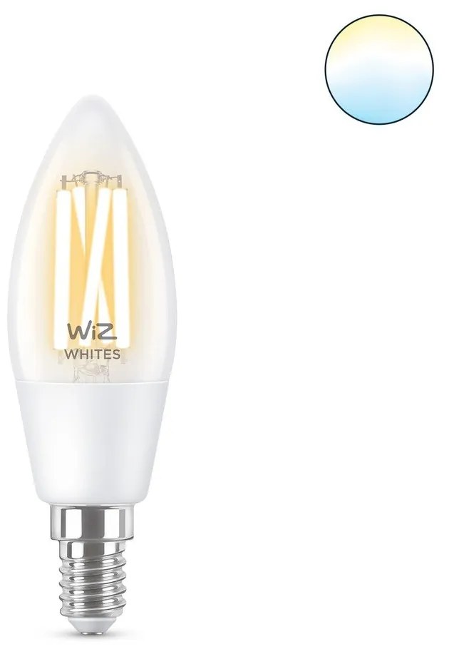 Inteligentna żarówka filamentowa z gwintem E14, 5 W – WiZ