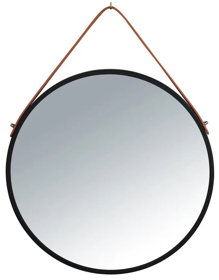 WENKO 24424100 - Lustro BORRONE 40x40 cm czarne/srebrne