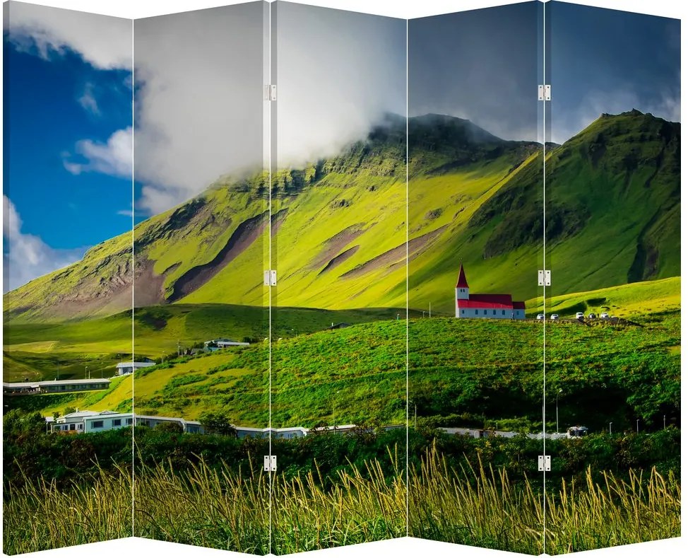 Parawan - Górski krajobraz (210x170 cm)
