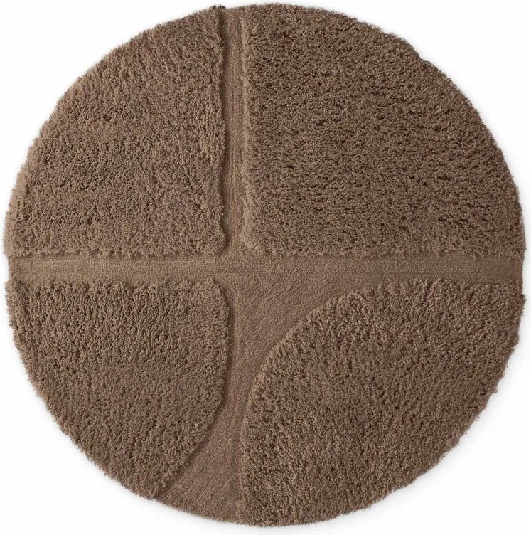 Brązowy okrągły dywan tkany ręcznie ø 200 cm Lambeth Jasper – Ted Baker