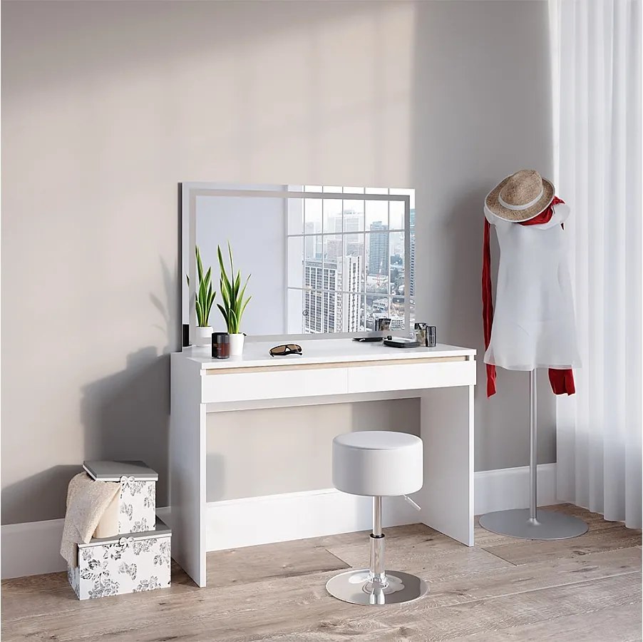 Stół o jamierze biały 120x41.8x83 emma