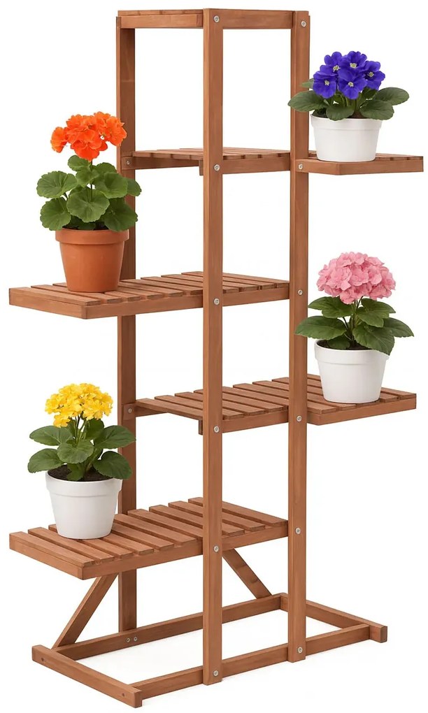 Regał Na Kwiaty Z Drewna Cedrowego K5-E53