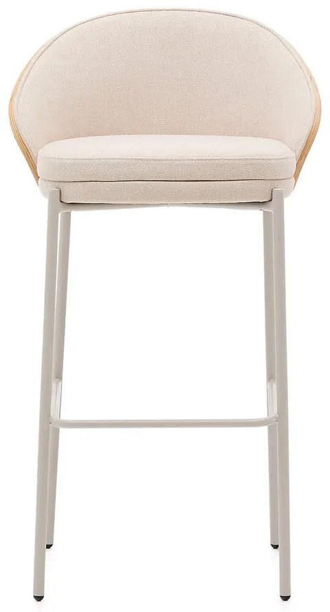 Beżowo-jasnonaturalny hoker (wysokość siedziska 77 cm) Eamy – Kave Home