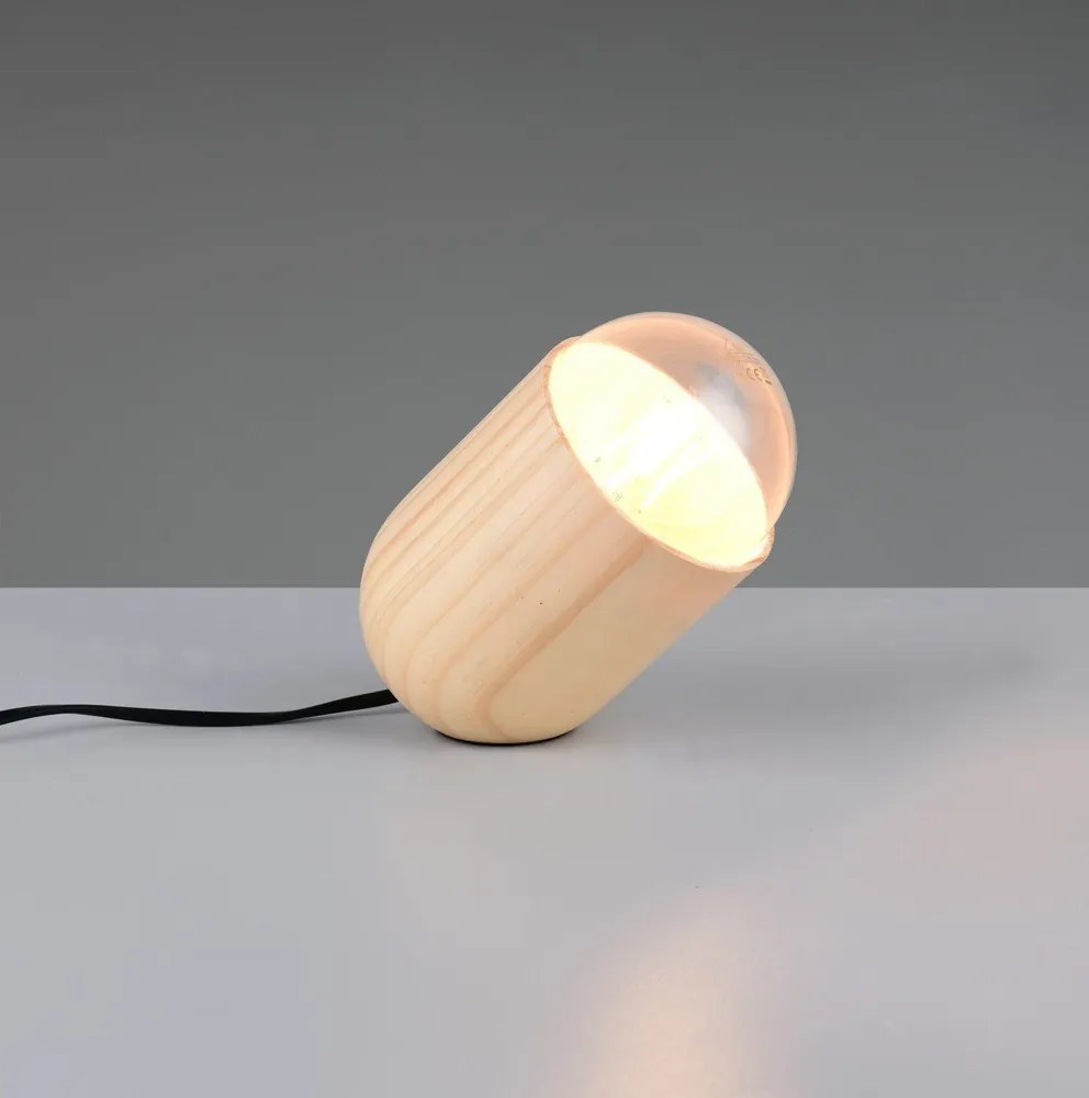 Beżowa lampa stołowa (wysokość 13,5 cm) Nara – Reality