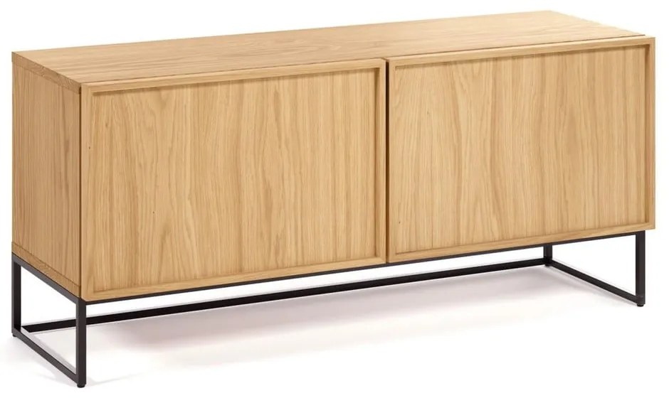 Szafka pod TV w dekorze dębu w naturalnym kolorze 112x51x42 cm Taiana – Kave Home