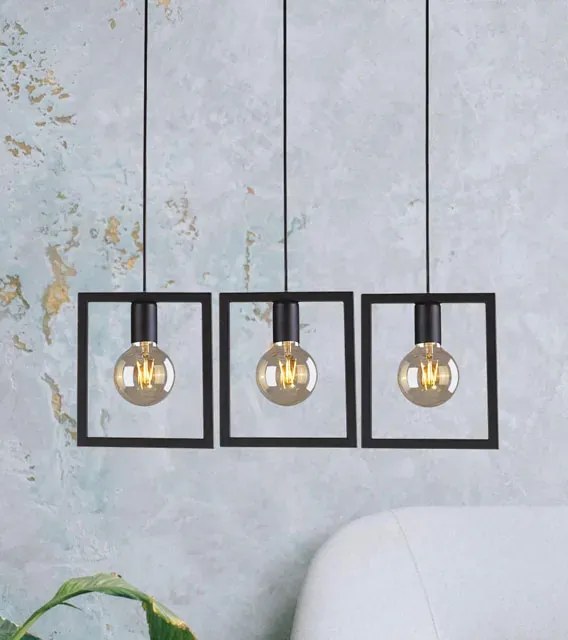 Potrójna loftowa lampa wisząca nad stół - 3X S098 E8-W76