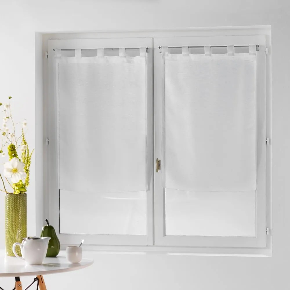 Białe firanki zestaw 2 szt. 60x90 cm Dandy – douceur d'intérieur