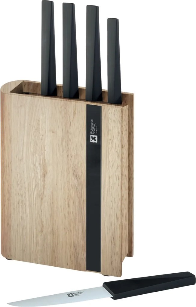 Amefa 5-częściowy zestaw noży kuchennych w bloku  EDGE