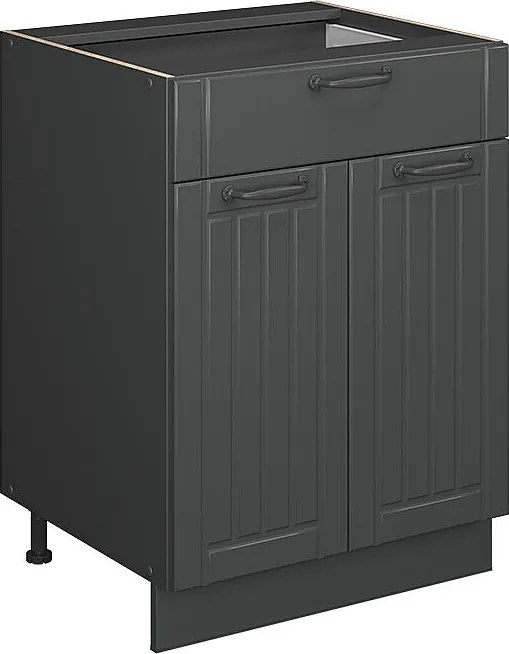 Szafka dolna do kuchni ciemnoszary 60x60x82 fame-line